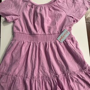 Cat & Jack Pink Casual Kids Dress